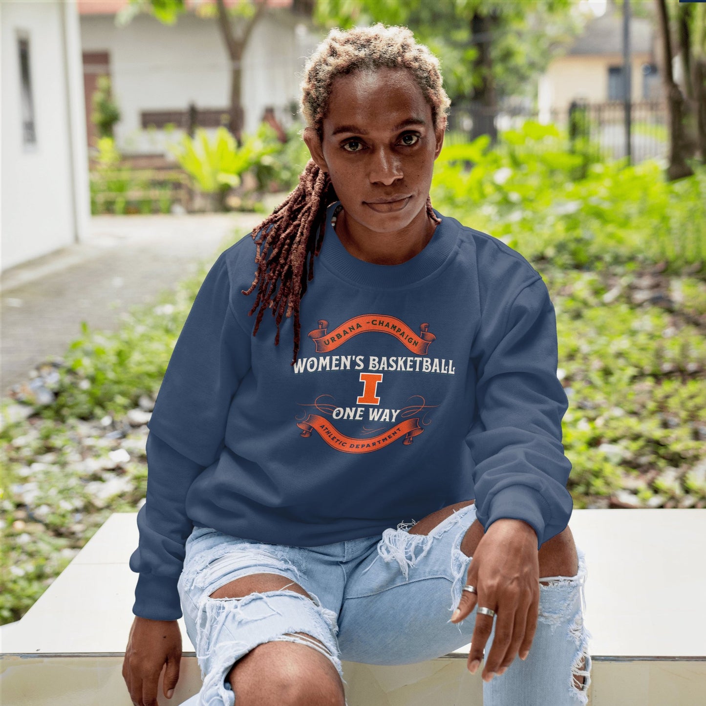 One Way Women's Basketball Sweatshirt
