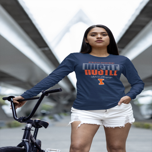 Hustle Long Sleeve Block I