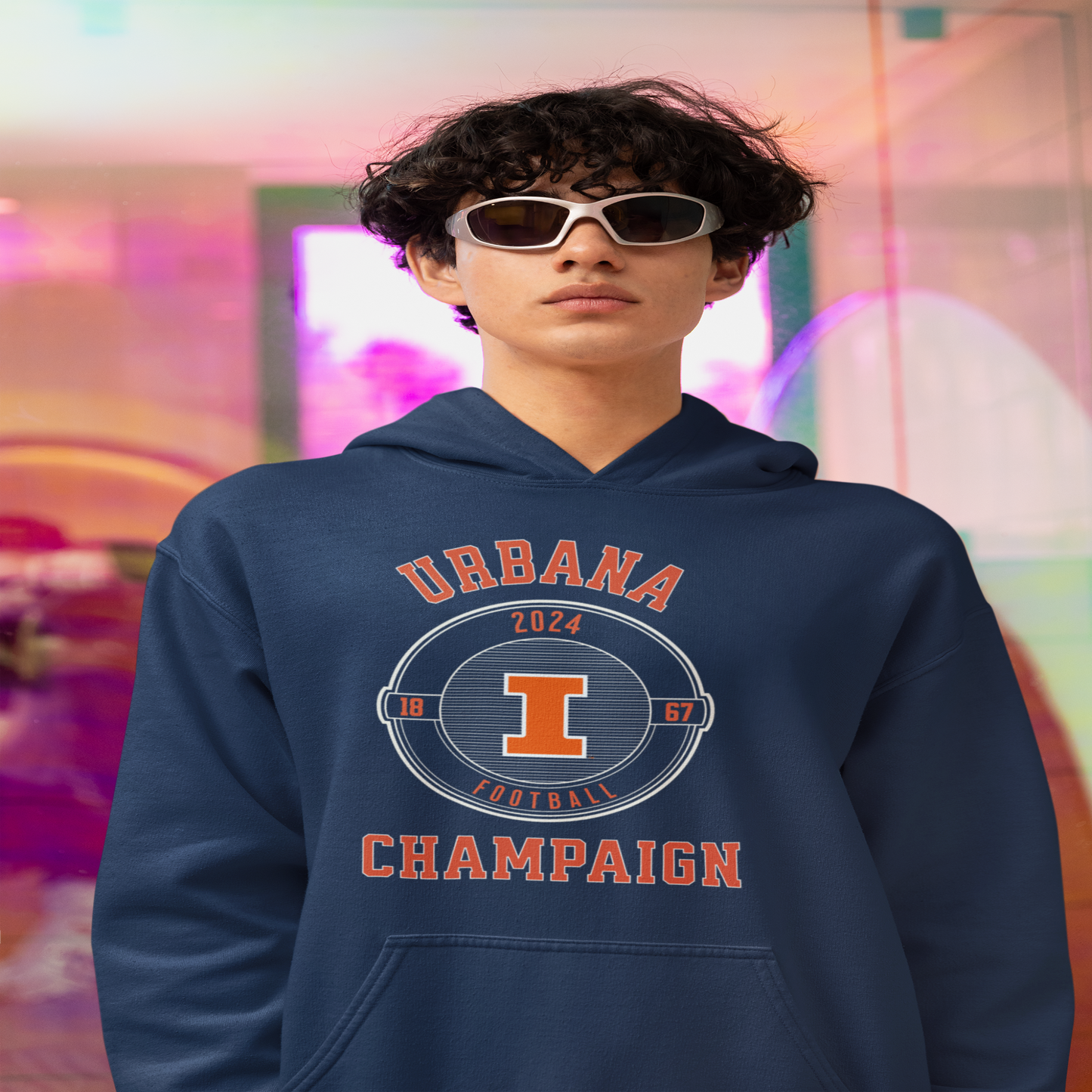 Urbana-Champaign Football Hoodie
