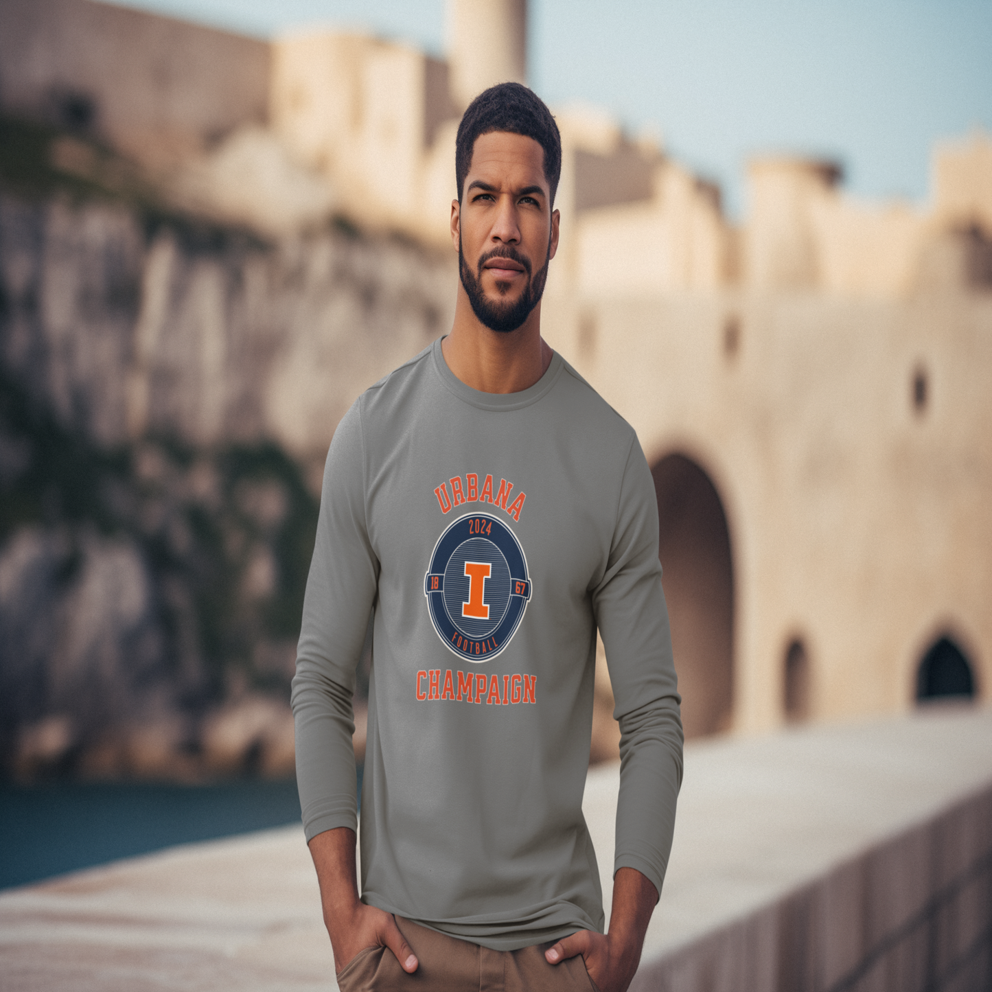 Urbana-Champaign Football Long Sleeve