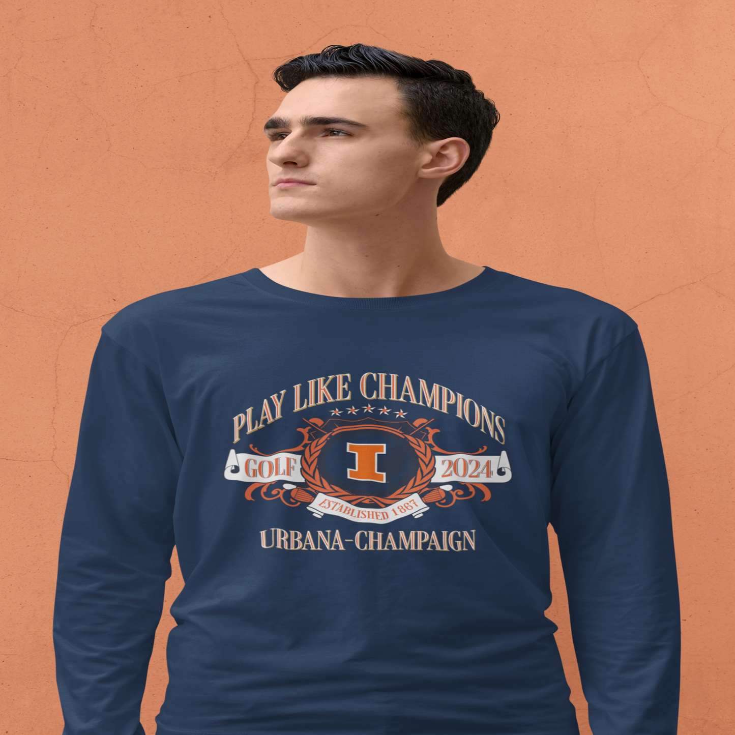 Illini Golf Long Sleeve