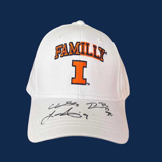 FamILLy Hat Signed By Luke Altmyer, Pat Bryant, Ca'Lil Valentine