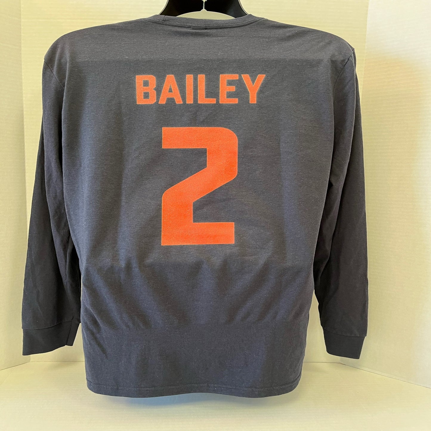 Matthew Bailey Magazine Long Sleeve Shirt-Navy